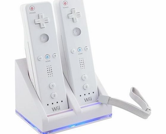 Eforcity WII REMOTE DUAL BATTERY CHARGER   2 BATTERIES