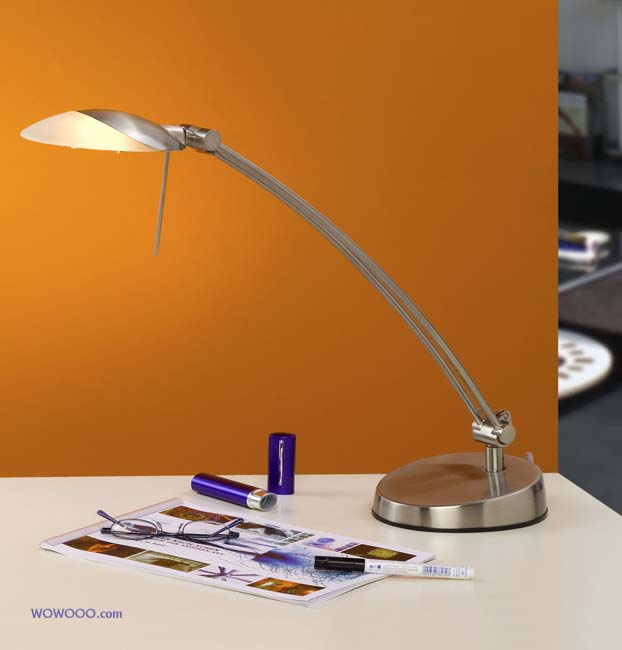 EGLO Kingston 1 desk lamp- nickel
