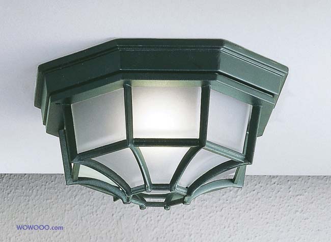 EGLO Laterna 7 green ceiling light