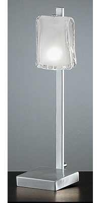 Eglo Lighting Bogota Modern Table Light With A Nickel Based And White Frosted Glass Shades