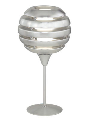Eglo Lighting Mercur Futuristic Table Light In Brushed Aluminium