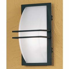 Park Curved Anthracite Outdoor Wall Light
