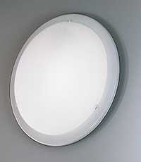 Planet Modern White Ceiling Light With A White Glass Shade