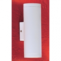 Riga White Outdoor Up Down Wall Light