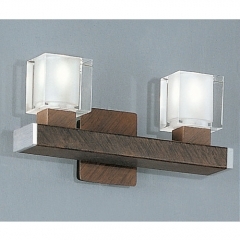 Tenno Antique Brown Double Wall Light