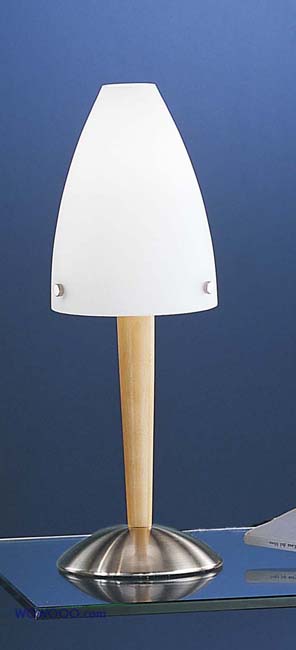 EGLO Marco table lamp- nickel & beech