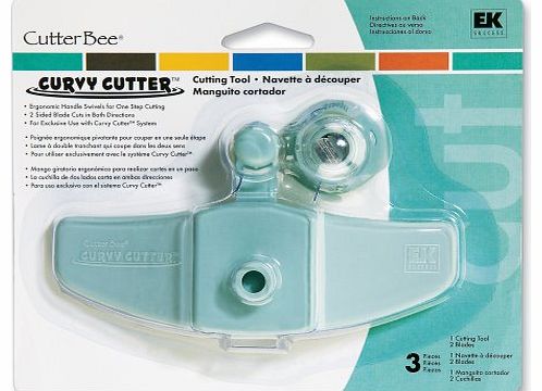 EK Success Curvy Cutter Cutting Tool, Blue