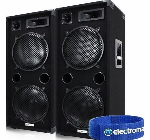 Ekho 2x Ekho MAX212 Dual 12`` Passive Speakers 2000W