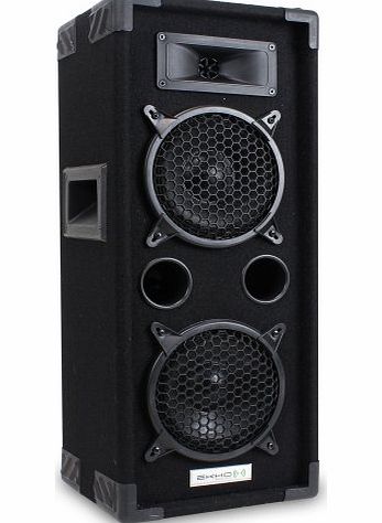 Ekho MAX26 Dual 2x 6`` Inch Professional Mobile DJ Passive Party Disco PA Setup Speaker 600W
