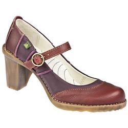 El Naturalista Female Duna 521 Leather Upper Leather Lining Casual Shoes in Red Multi