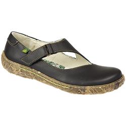 El Naturalista Female Nido Ella Leather Upper Leather Lining Casual Shoes in Black
