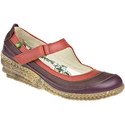 Female Recyclus Ella 928 Leather Upper Leather Lining Casual Shoes in Red Multi