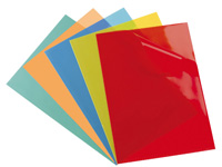 Elba A4 clear glass clear polypropylene folder,