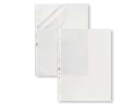 A4 heavy duty transparent punched pockets,