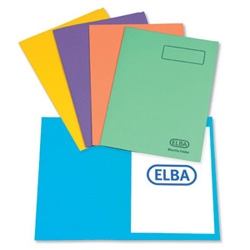 Elba Bright Folder Square Cut Recycled 290gsm