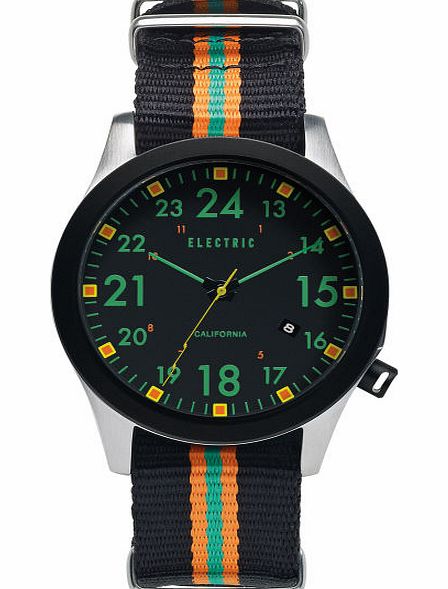 Electric Mens Electric Fw01 Nato Watch - Black / Green