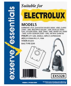 Electrolux E200 Bags - 5 Pack
