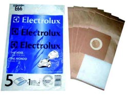ELECTROLUX E66 vacuum cleaner bags. Pack of 5..