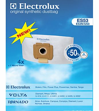 Electrolux ES53 Filter Vacuum Cleaner Bags, Pack