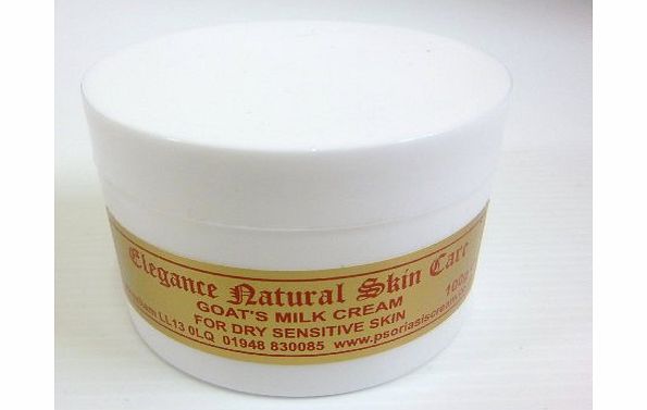 Elegance Natural Skin Care Goats Milk Moisturising Cream 100g Psoriasis Eczema Dry Skin Dermatitis
