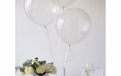 ELEGANTLY ENTERTAINING Talking Tables Elegantly Entertaining Crystal Balloons, Pack of 20