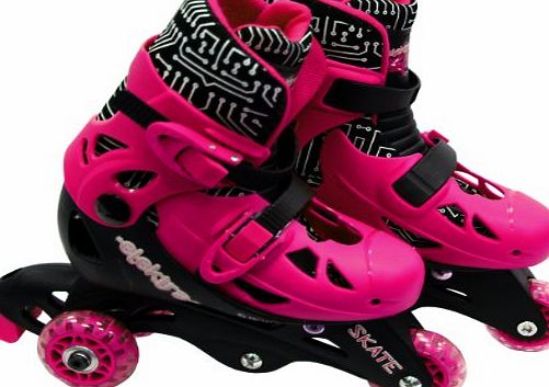 Tri to In Line Boot Skates - Pink