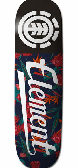 Element Sketch Floral Script Skateboard Deck -