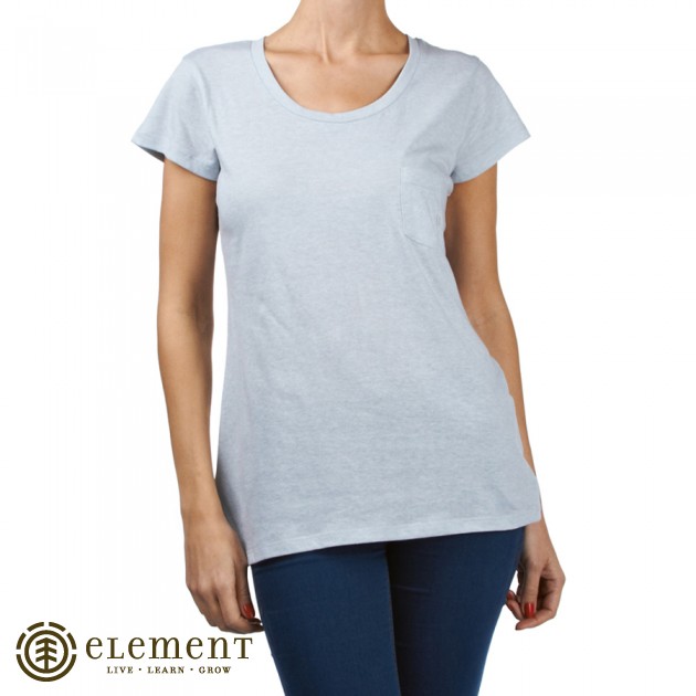 Womens Element Elba T-Shirt - Blue Heather