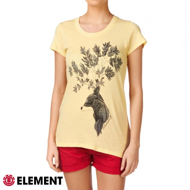 Womens Element Forest Lown T-Shirt - Vanilla
