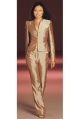 ELEMENTS BY AMANDA WAKELEY shantung silk fitted jacket