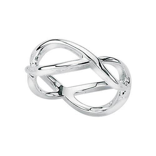 Elements Twist Ring In Sterling Silver By Elements