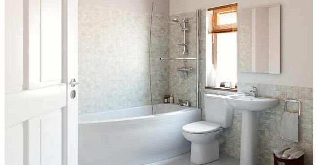 Eliana Bathrooms Eliana Minispace Showerbath Suite inc Ammi Taps