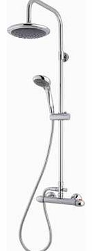 Thermostatic Bar Mixer Shower with Fixed