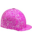 Elico Diamante Lycra Hat Cover - Pink Mystique