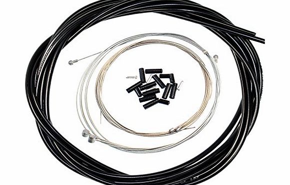 eLifeStore Bike Brake Cable set 33pcs - Complete Front amp; Rear Brake amp; Gear Wire Cable Set Inner Outer Bike Bicycle