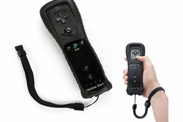 New Black Wii Remote Controller with Built-in MotionPlus Sensor for Nintendo Wii Game