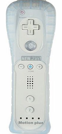 New Wii Remote Controller in White with Built-in MotionPlus Sensor for Nintendo Wii Game