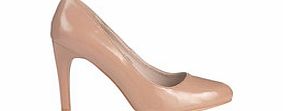 Elisabeth Nude patent high heels