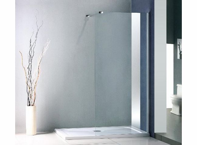 Elite Showers 1800mm x 800mm Walk In Shower Enclosure with Low Profile MX Shower Tray