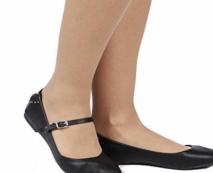 Eliza May ShooStraps Detachable Shoe Straps - To hold loose high heeled shoes (Double Black)