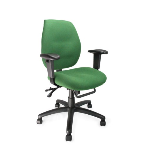 Eliza Tinsley Ltd Eliza Tinsley Carnegie Fabric Office Chair - aqua