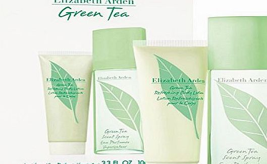 Elizabeth Arden Gift Set for Women contains EDT and Green Tea Body Lotion 100 ml