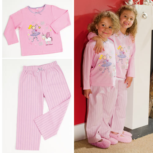 Ballerina Pyjamas for ages 3 to 4 years