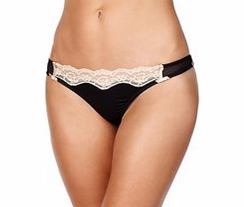 Fly Butterfly black and cream thong