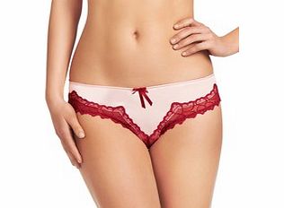 Lush Bloom red lace thong