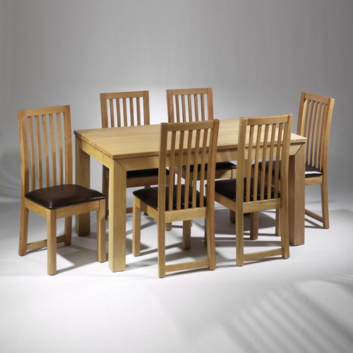 Ellen Dining Set (Extending Table + 6 Bow Back Chairs)