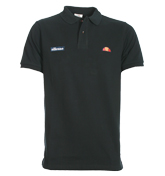 Ellesse Perugia 59 Black Pique Polo Shirt