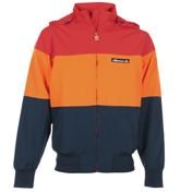 Le Querce Red/Orange/Navy Rain Jacket
