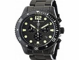 Elliot Brown Mens Black Carbon-Fibre Bloxworth