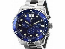 Elliot Brown Mens Blue and Silver Bloxworth